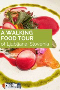 One of the highlights of my time in Slovenia was joining Ljubljananjam for a walking food tour of Ljubljana. I honestly had no preconceptions or expectations about Slovenian food before I arrived, but I was happy to learn about the phenomenal and varied food the country has to offer.