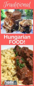 During my most recent visit to Hungary I learned more about what traditional Hungarian food is. Hungarians make use of what is seasonal and many of the dishes focus on meats, fresh vegetables, and dairy products. I also learned that many of the traditional dishes have influences on them such as Jewish and Austrian cuisine.