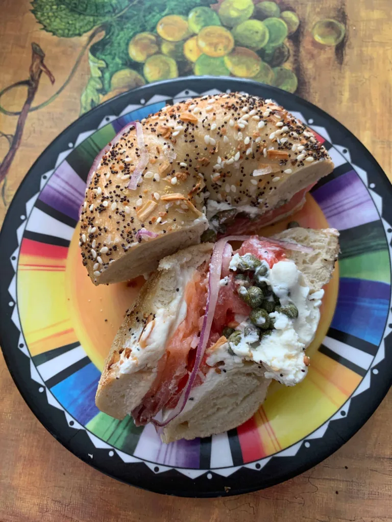 Eleven Great Restaurants On Daniel Island:
Lox Bagel