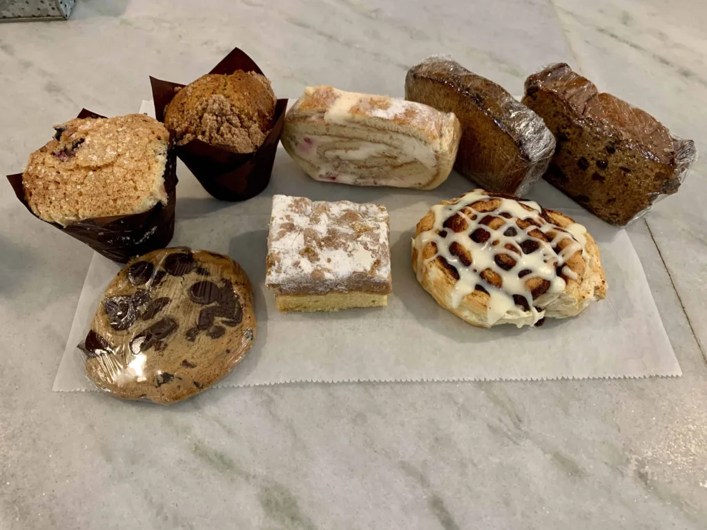 Eleven Great Restaurants On Daniel Island:
Display of Pastries