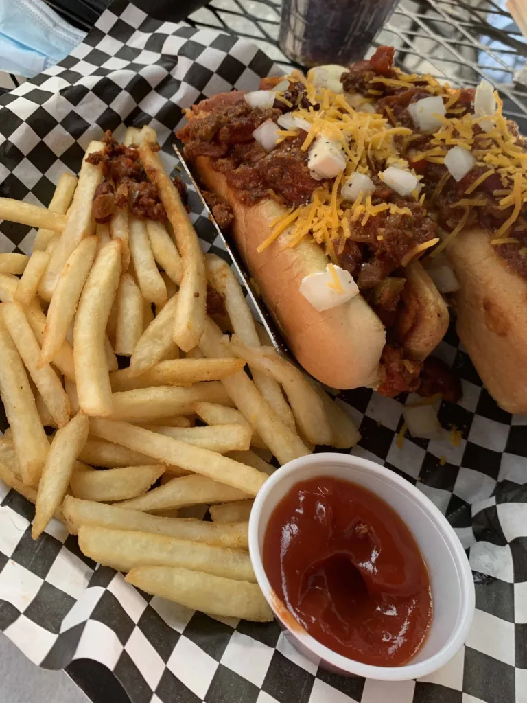 Eleven Great Restaurants On Daniel Island:
Chili Cheese Dog