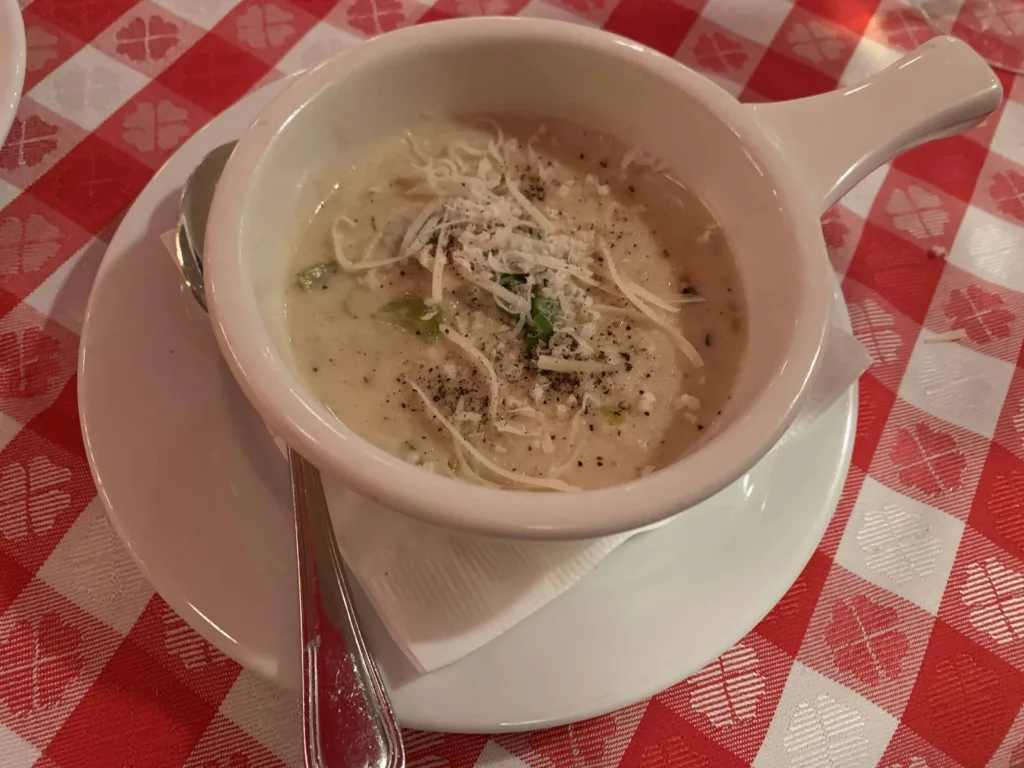 Eleven Great Restaurants On Daniel Island:
lump blue crab with cream sherry soup