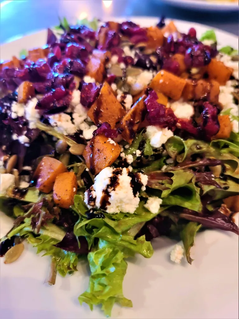 The Best Stowe VT Restaurants: Pumpkin Spice Salad