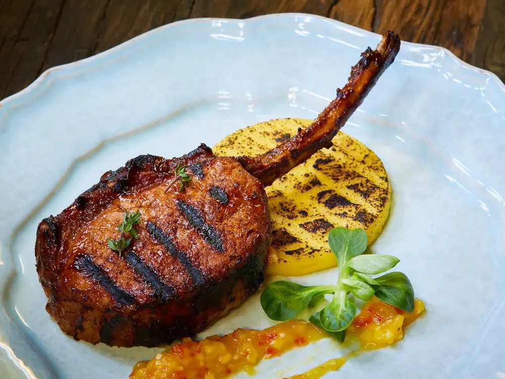 Best Restaurants In Rochester NY: Bone-In Dry Aged Sirloin Steak