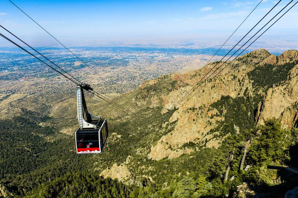 Route 66 Attractions: Sandia Peal Aerial Tramway