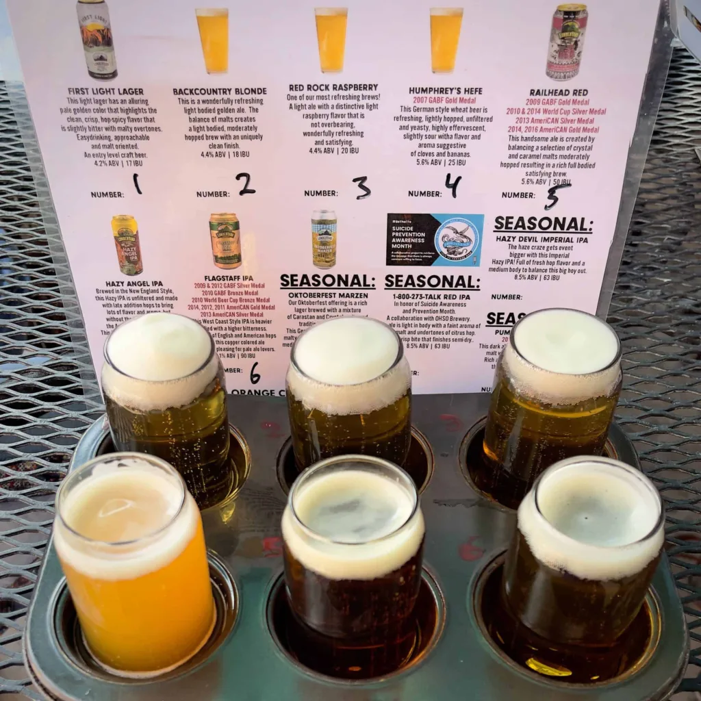 Flagstaff Restaurants: Beer Flight