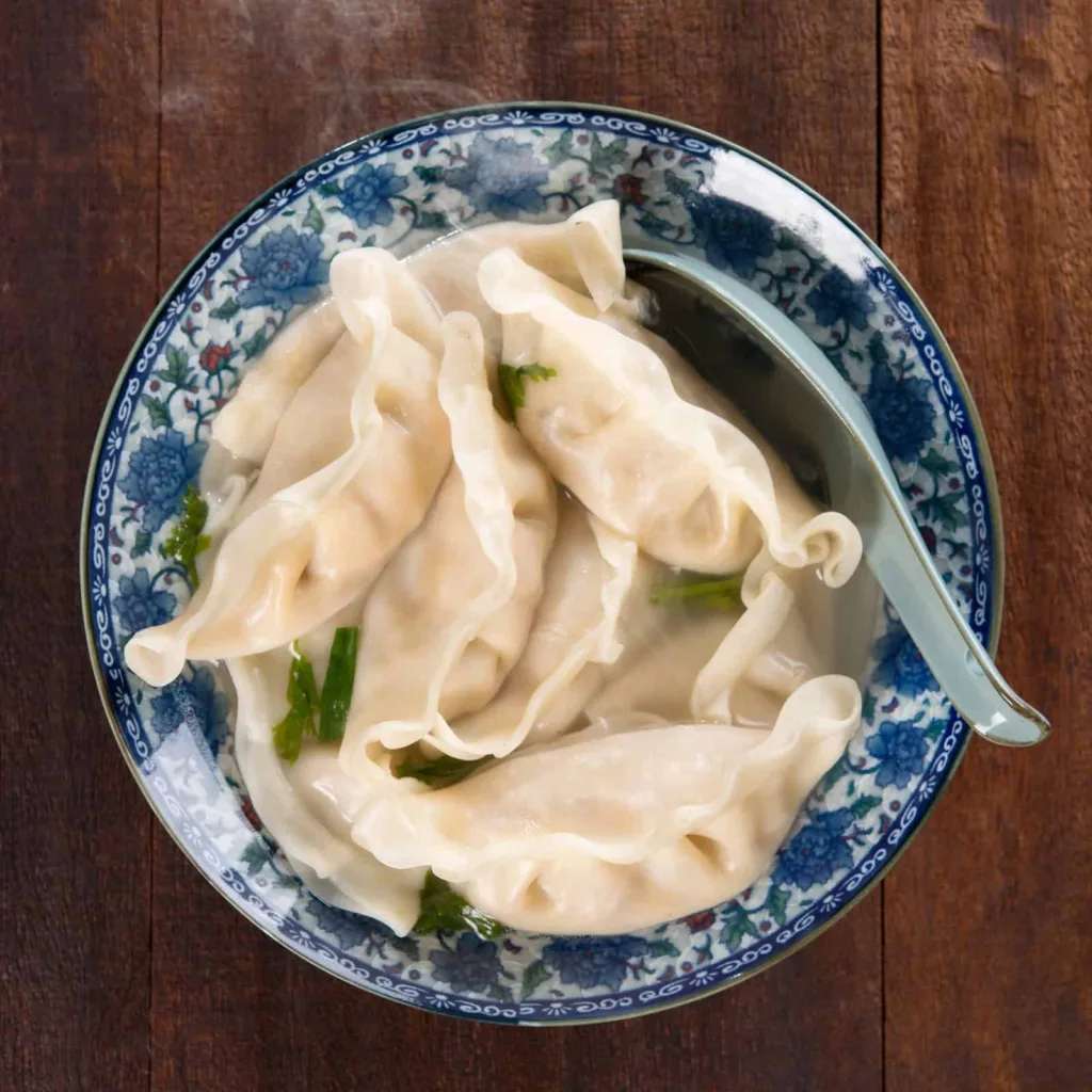 Best Chinese Food Chicago: Dumplings in Hot And Sour Broth