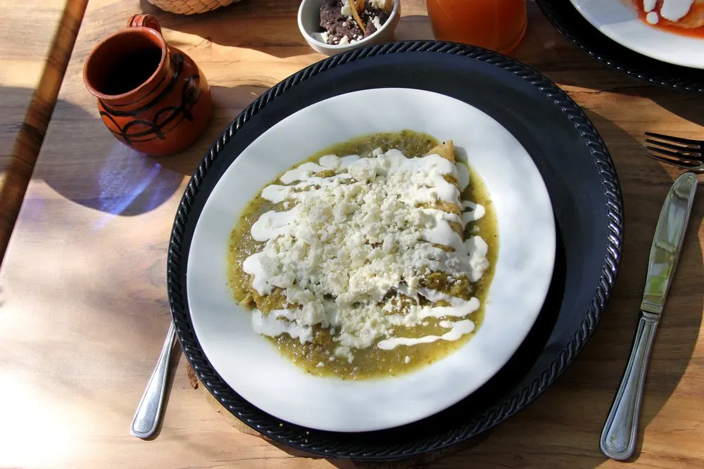 Best Breakfast In Puerto Vallarta: Enchiladas