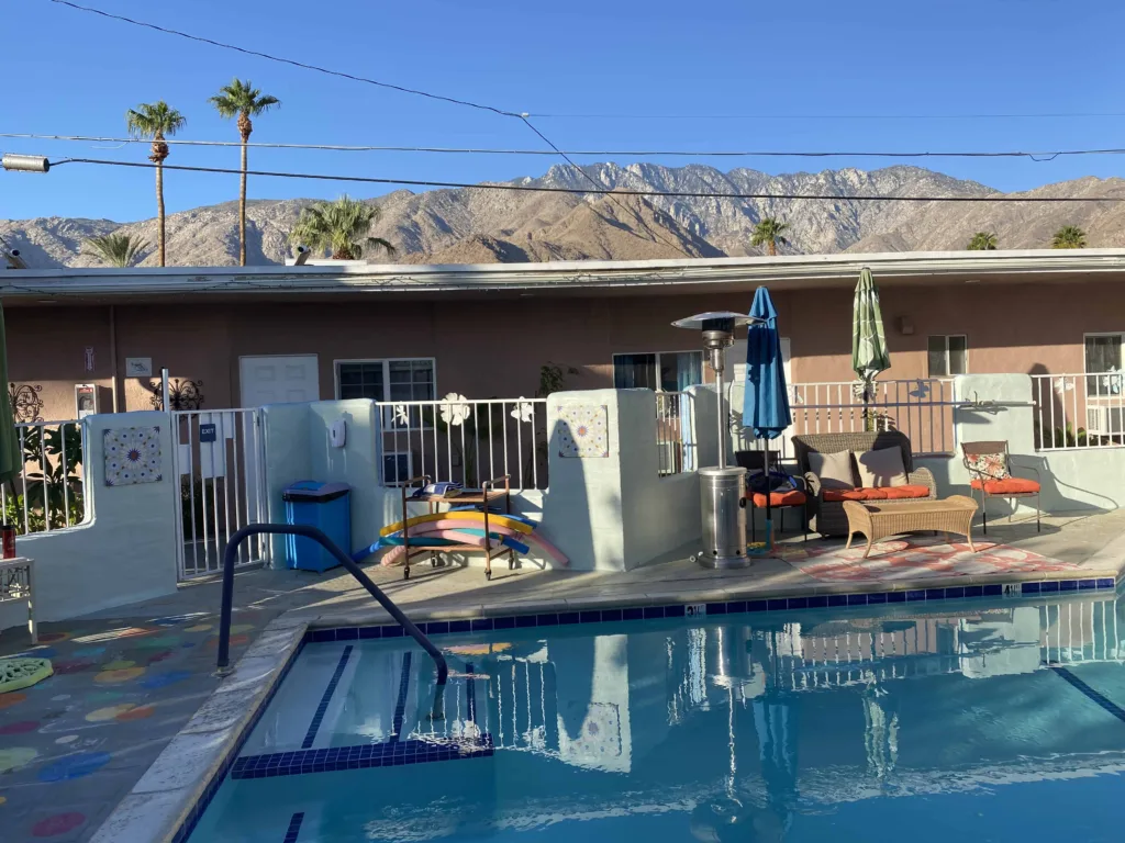Things To Do In Palm Springs CA: Inn at Palm Springs Pool Area