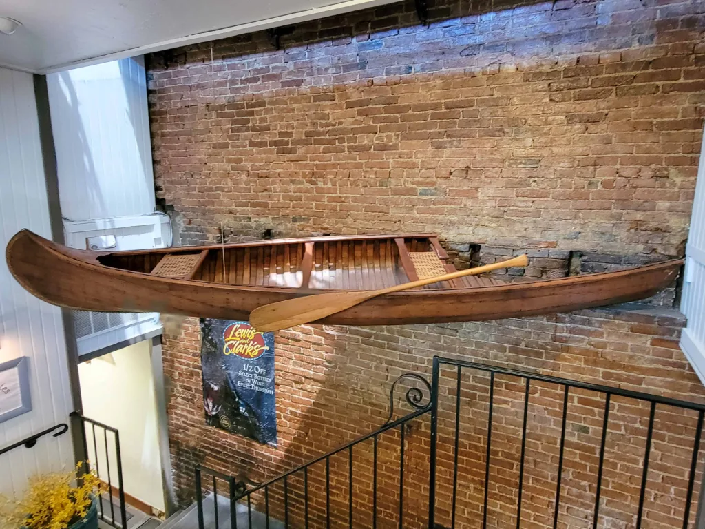 Best Restaurants In St Charles MO: Lewis & Clark’s Restaurant Canoe