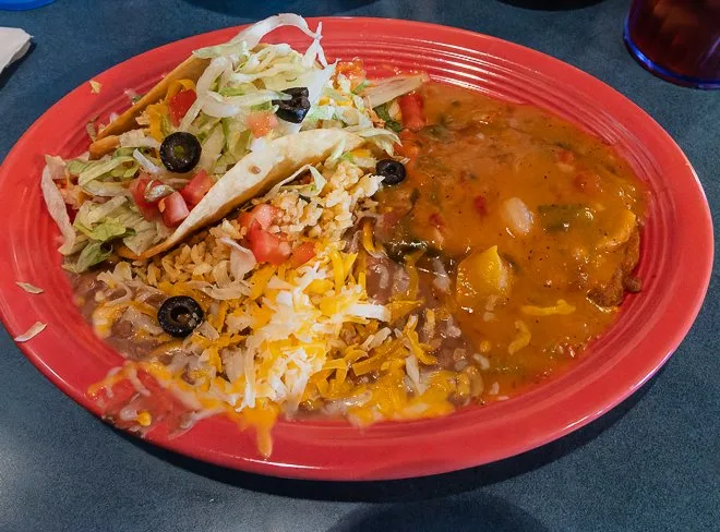 Restaurants in Wickenburg: Chimichanga And Shredded Beef