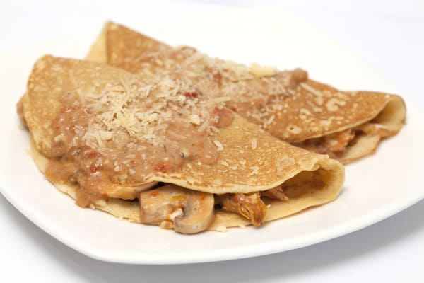 Skadi Crepes With Wild Mushrooms