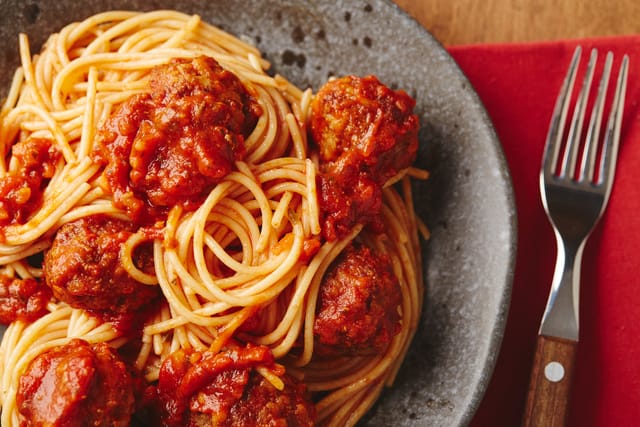 Western Sky’s Family Diner Meatball Spaghetti