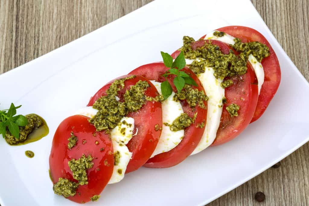 The Flaming Buoy Filet Co. Caprese Salad
