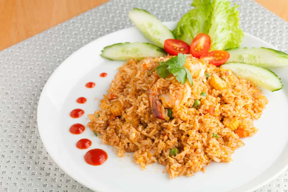 Lardo Fried Rice With Shrimp