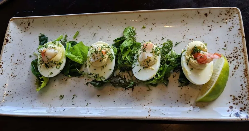 Lobster Deviled Eggs at Beach House Restaurant