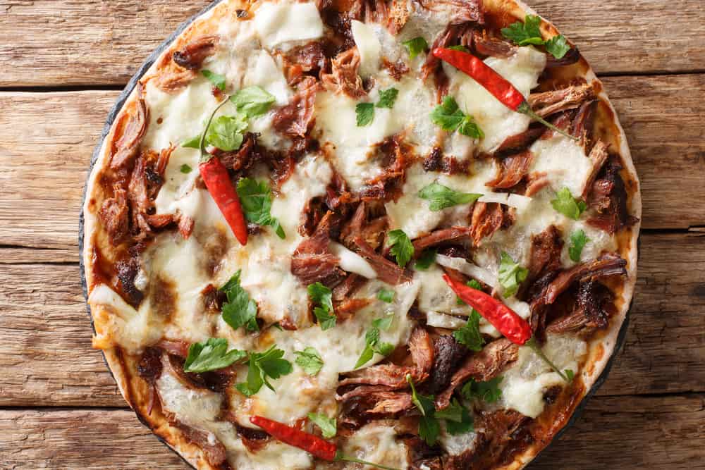 Alibi Wood Fire Pizzaria & Bakery Pork Pizza