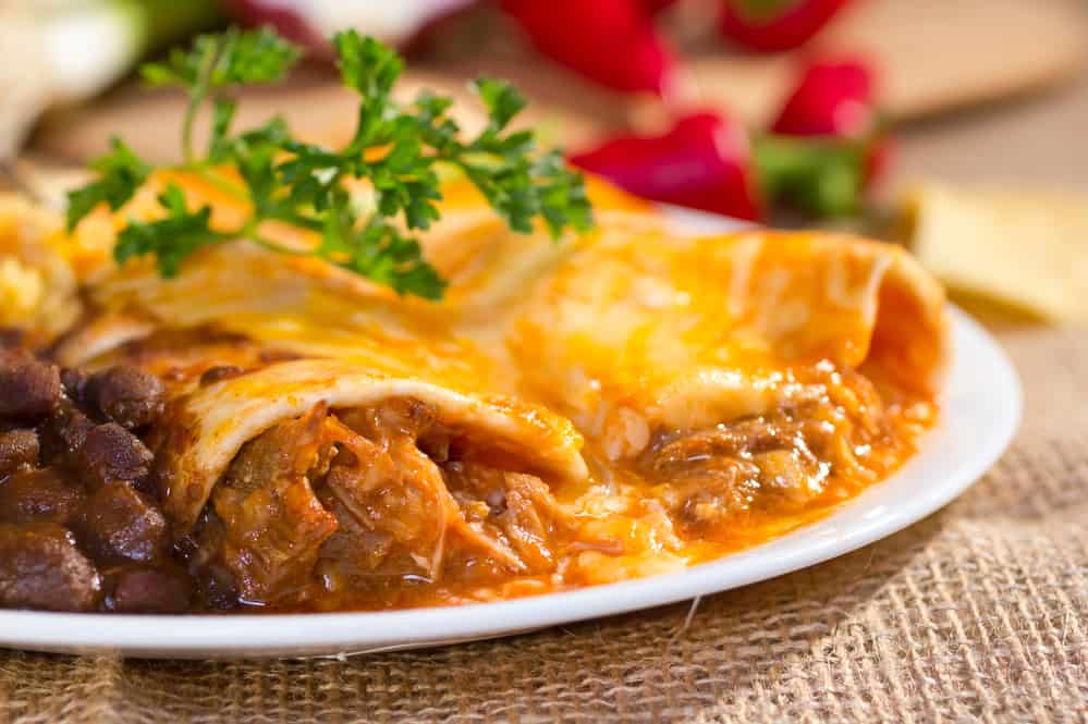 Trinity at City Beach Pulled Pork Enchiladas