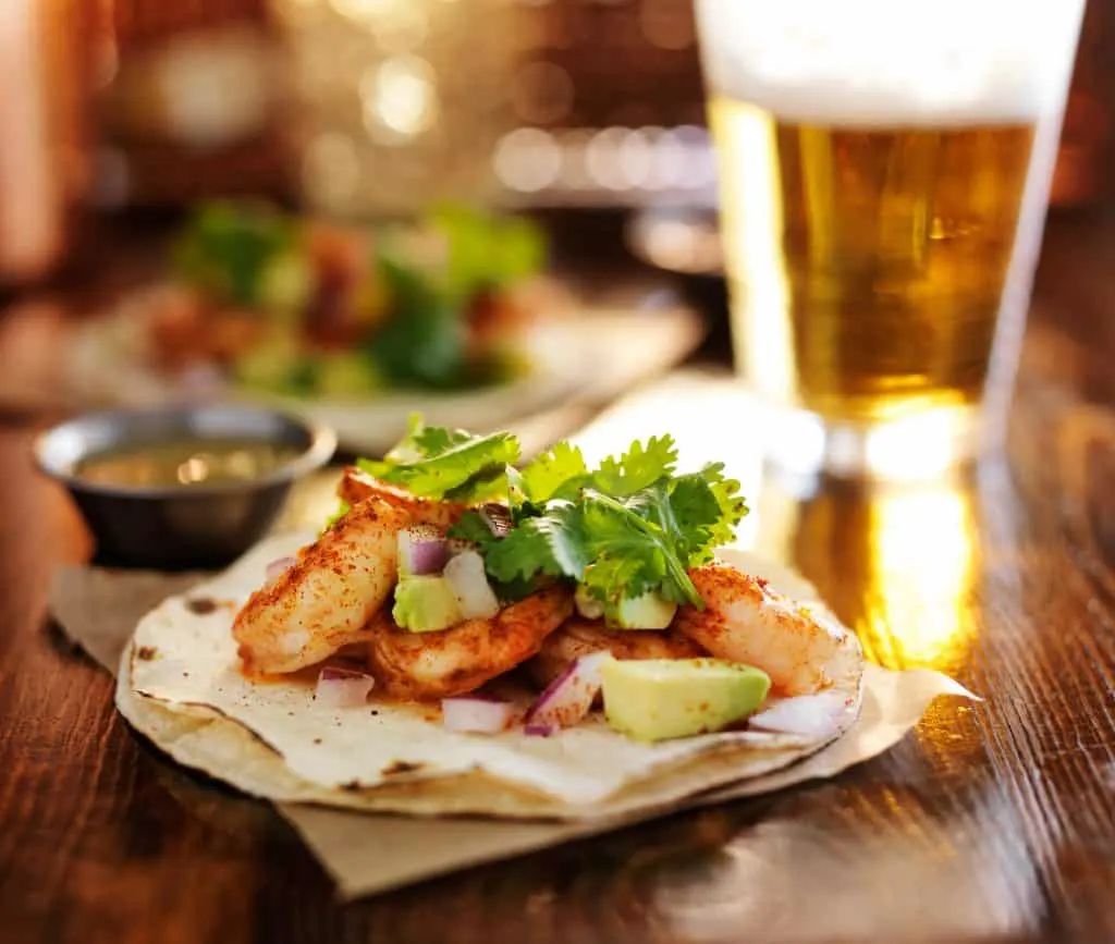Garbo's Grill Shrimp Tacos