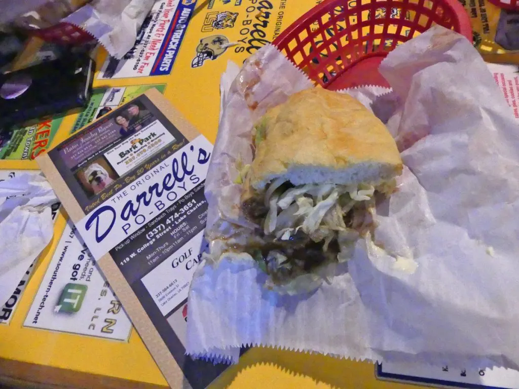 po boy sandwich Darrell's Po Boy Sandwich