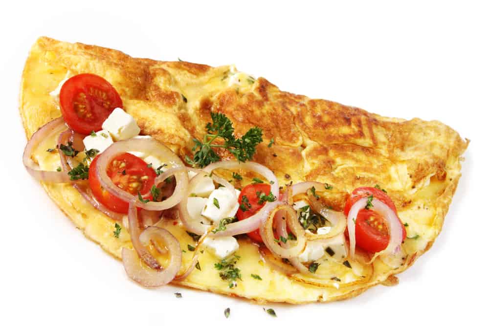 One Street Down Cafe Goat Cheese Omelet