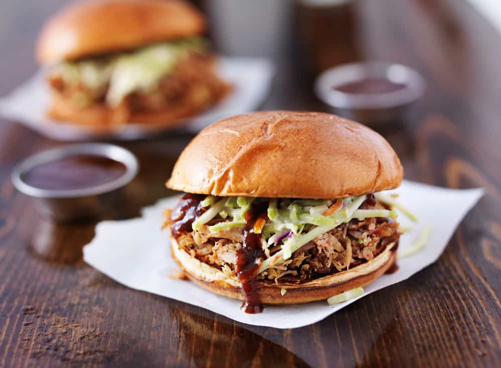 Baldy's BBQ Pulled Pork Sandwich