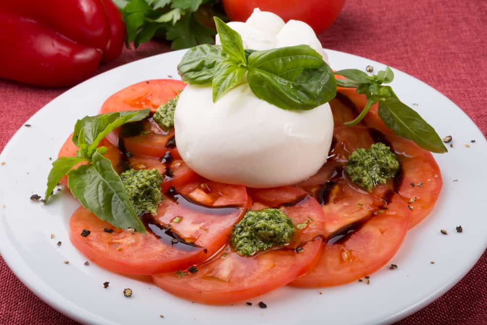 Kisbee on the Roof Burrata Caprese