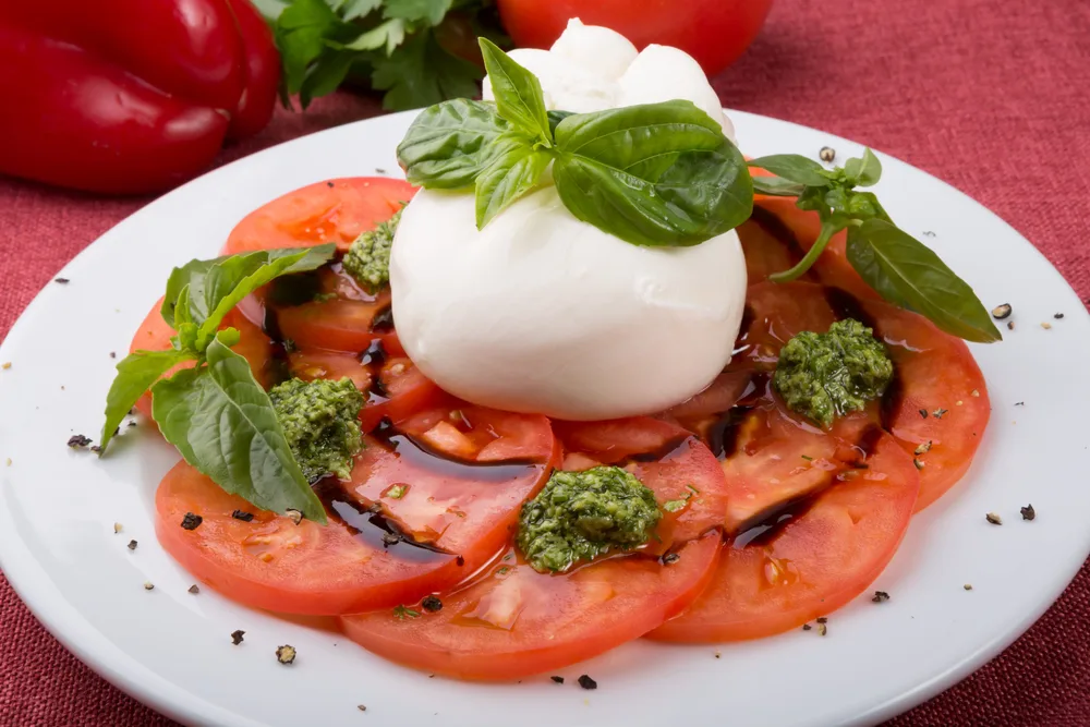 Kisbee on the Roof Burrata Caprese