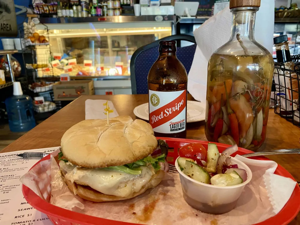 Big Water Fish Market Mahi Melt Sandwich