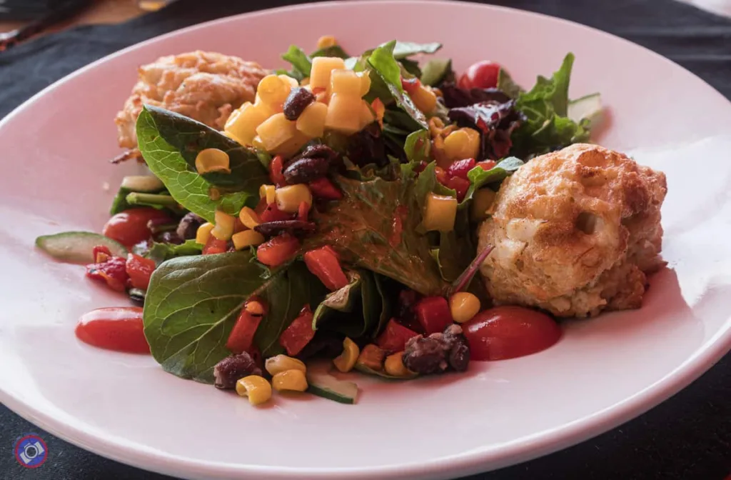 Jaco’s Bayfront Bar and Grill Crab Cake Salad