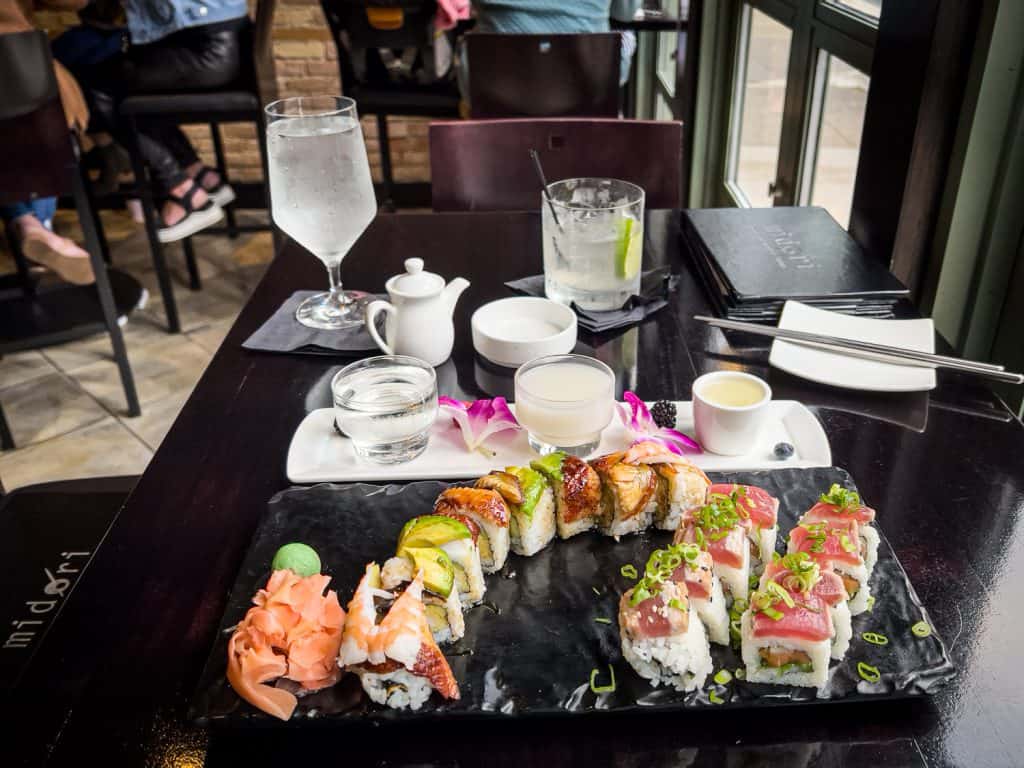 Midori Sushi & Martini Lounge Dragon Specialty Roll