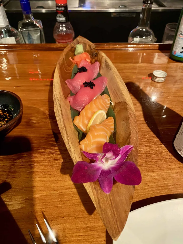 The Star Thai And Sushi Salmon and Tuna Nigiri