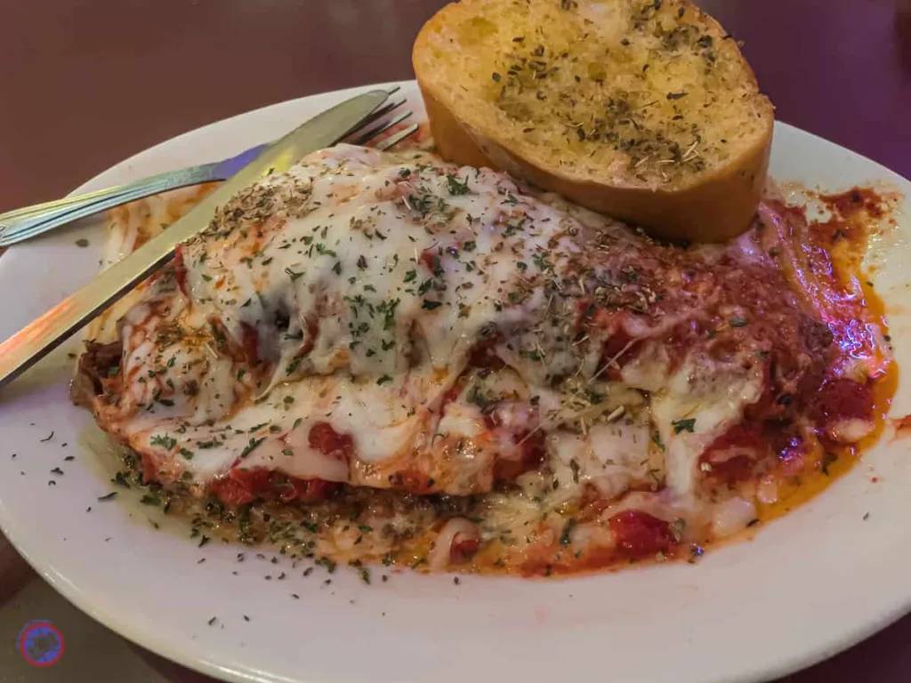 Clarksdale MS Restaurants: BluesBerry Cafe Eggplant Parmesan