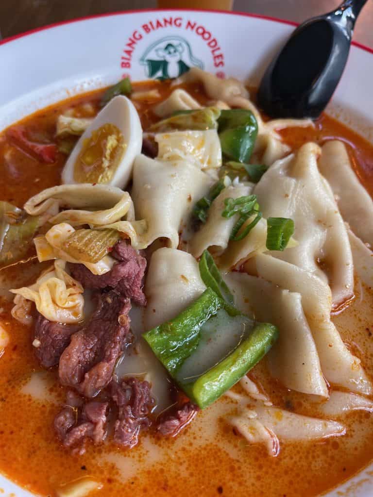 Beef Biang Biang Noodle Soup