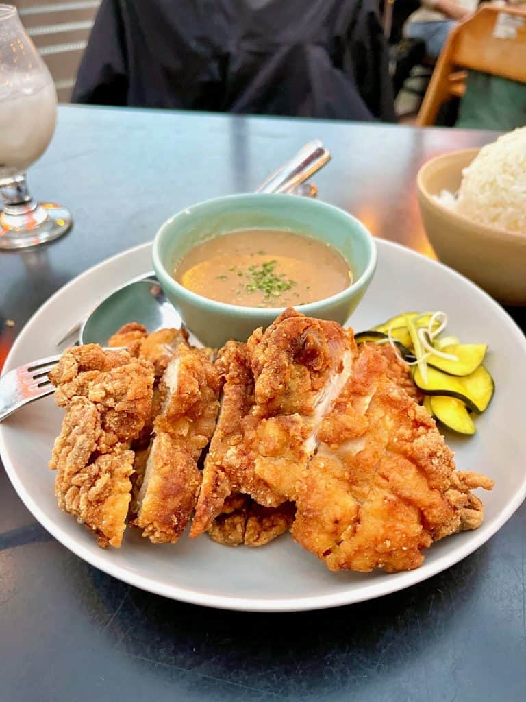 Musang Joy Fried Buttermilk Chicken Thighs With Musang Gravy