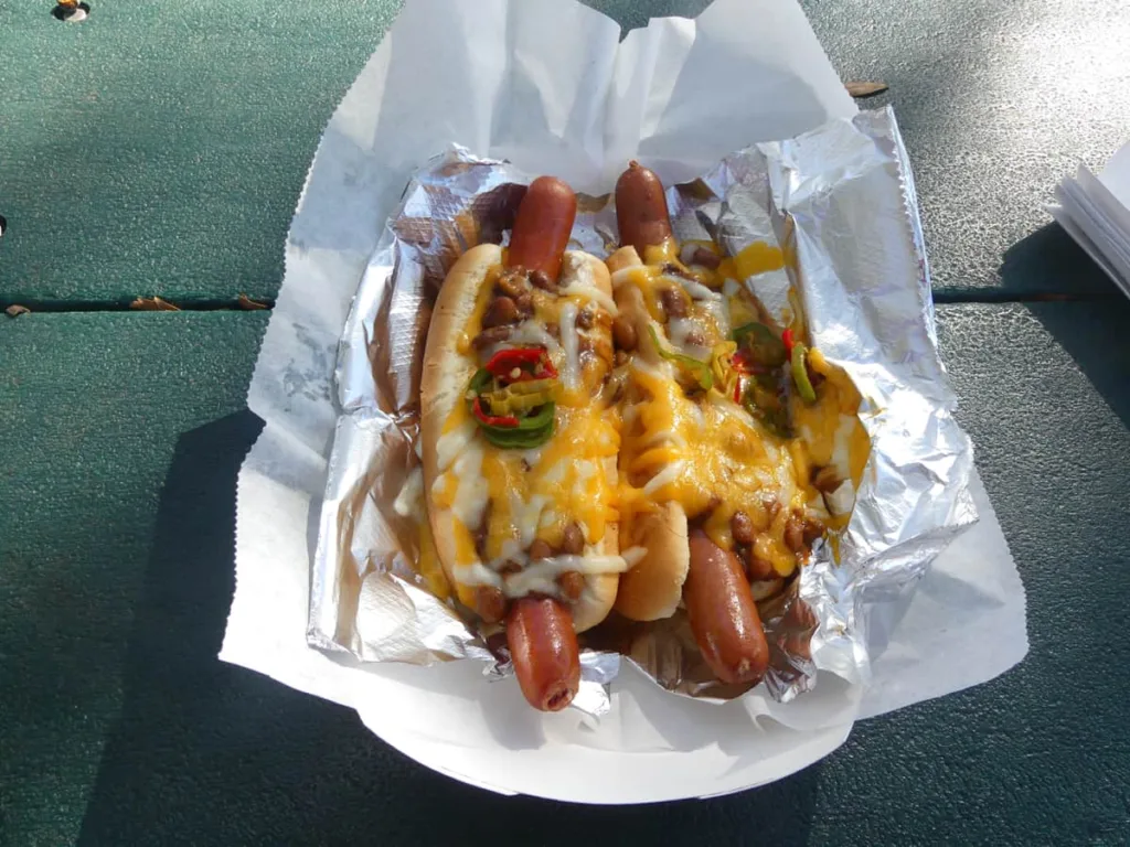 Fehrenbacher’s Artisan Sausages Double Hot Dog