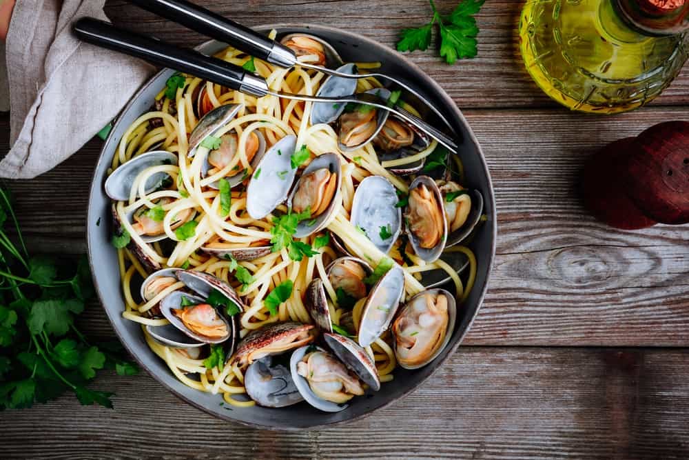 Crush and Brew Linguini & Clams