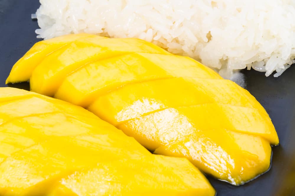 Pearl Thai Noodle House Mango and Sticky Rice