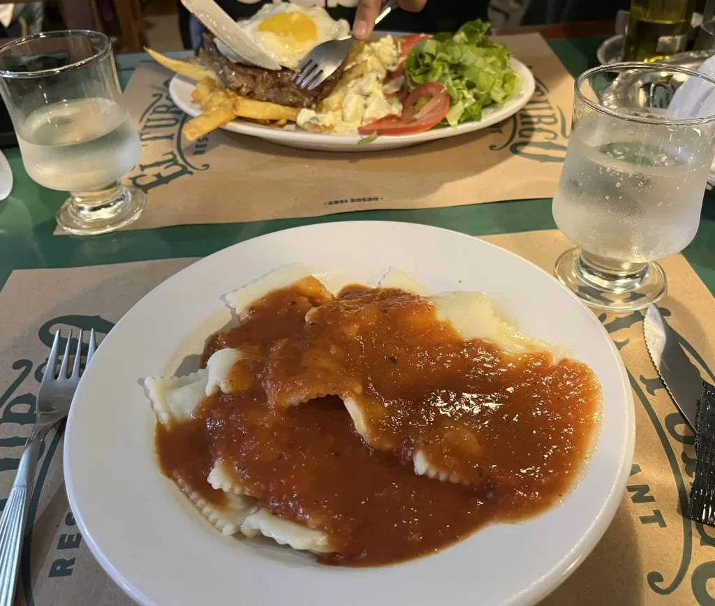 ravioli at El Turco