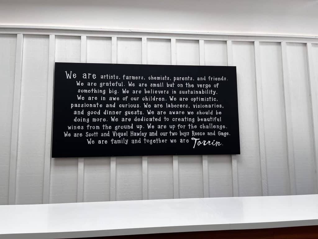 Torrin Winery - A description about the winery