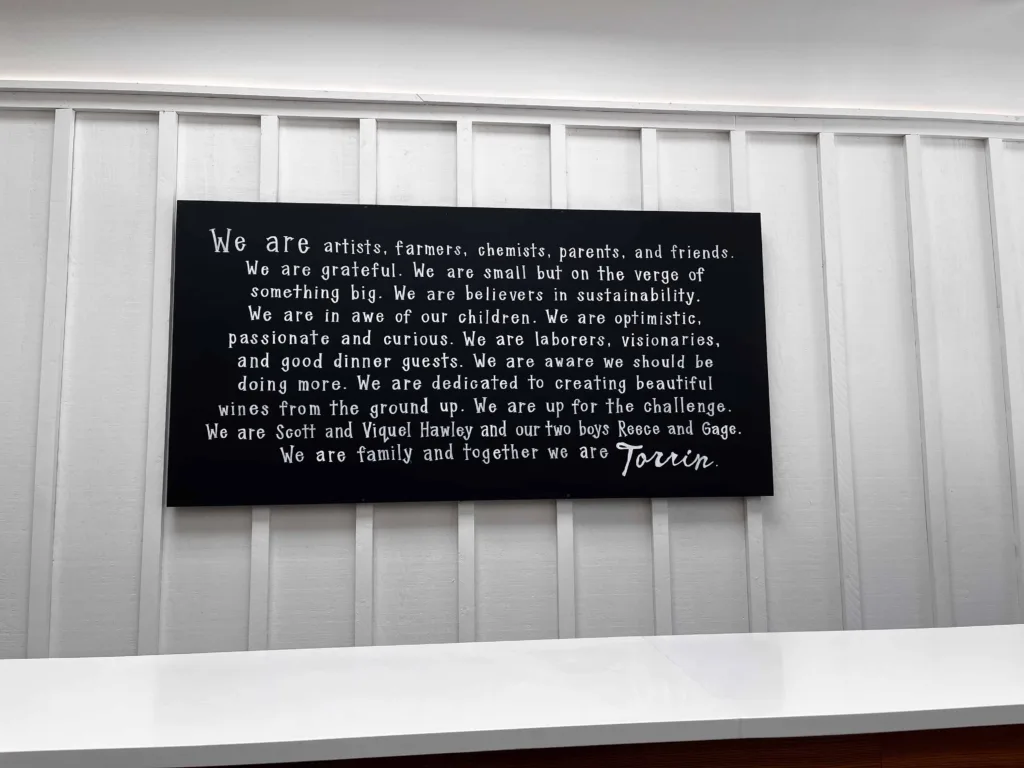 Torrin Winery - A description about the winery