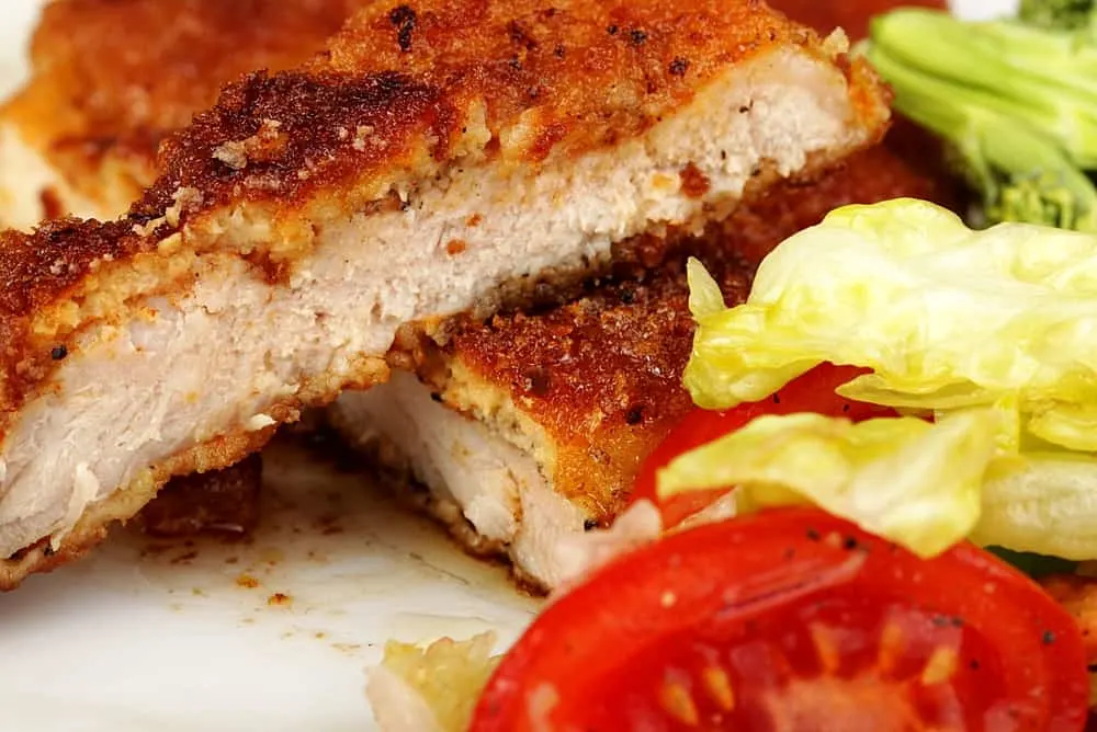 Breaded pork chop