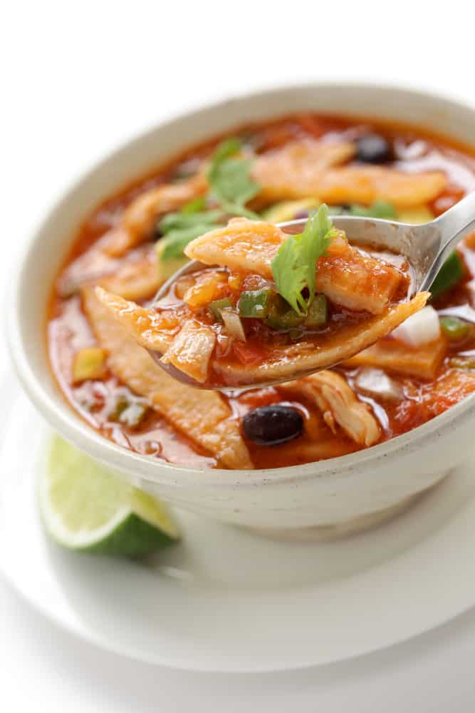 Chicken tortilla soup