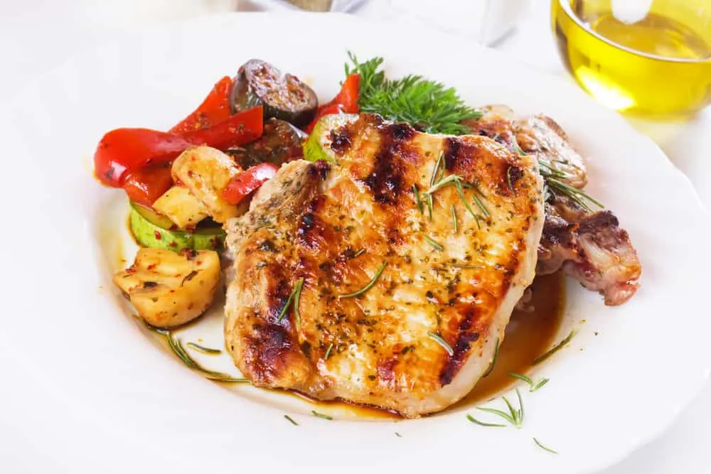 grilled pork