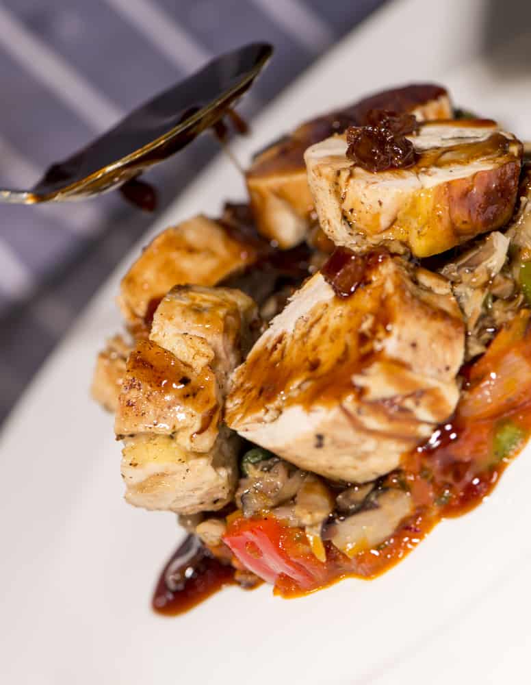 breast of Guinea fowl