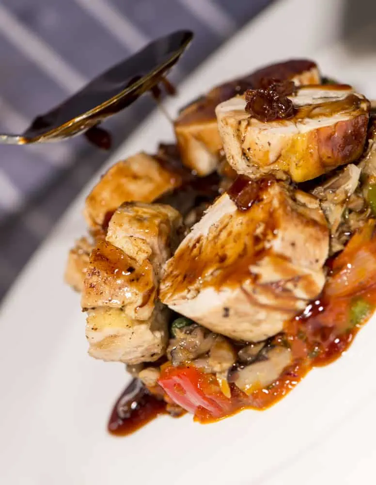 breast of Guinea fowl