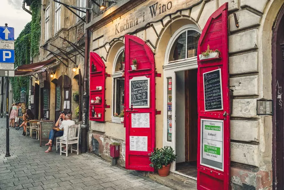 a street in Krakow
