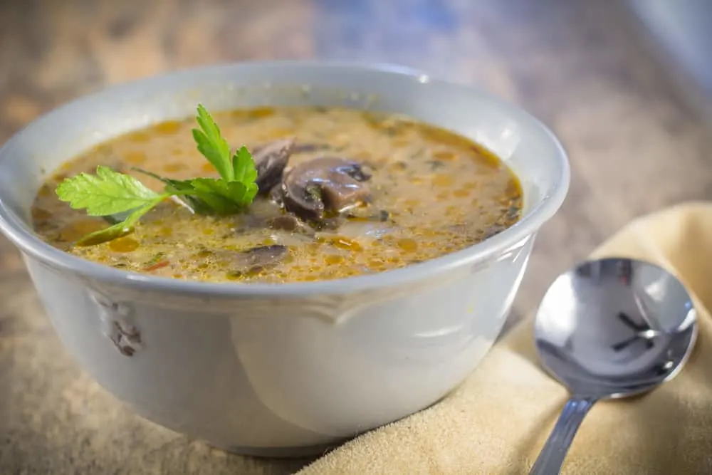 Mushroom soup