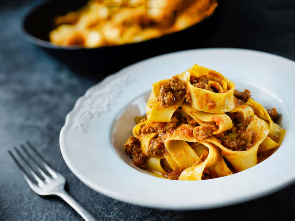 pappardelle bolognese pasta
