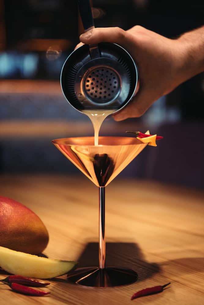 cocktail with Middle-Eastern flavors
